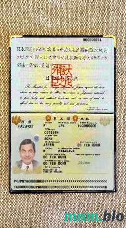 Japonia paszport 2005-2015 wygląd zdjęcia pliki PSD, skan i fotografowany obraz